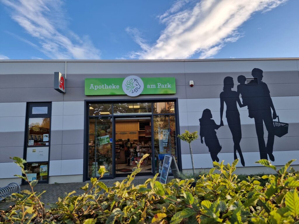 Filiale der Apotheke am Park von Außen